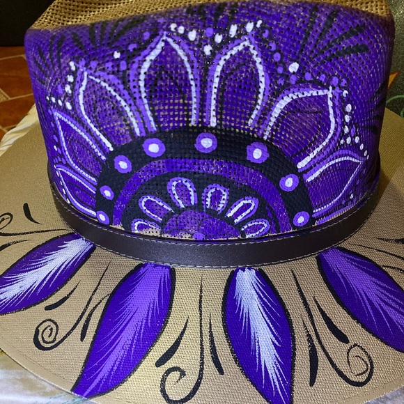 Hand painted Mexico hat - Picture 8 of 8
